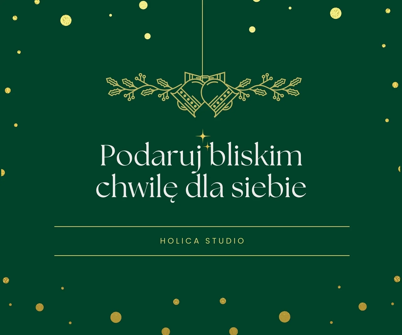 Podaruj bliskim chwilę zatrzymania. Vouchery Holica Studio — prezent, który otula troską